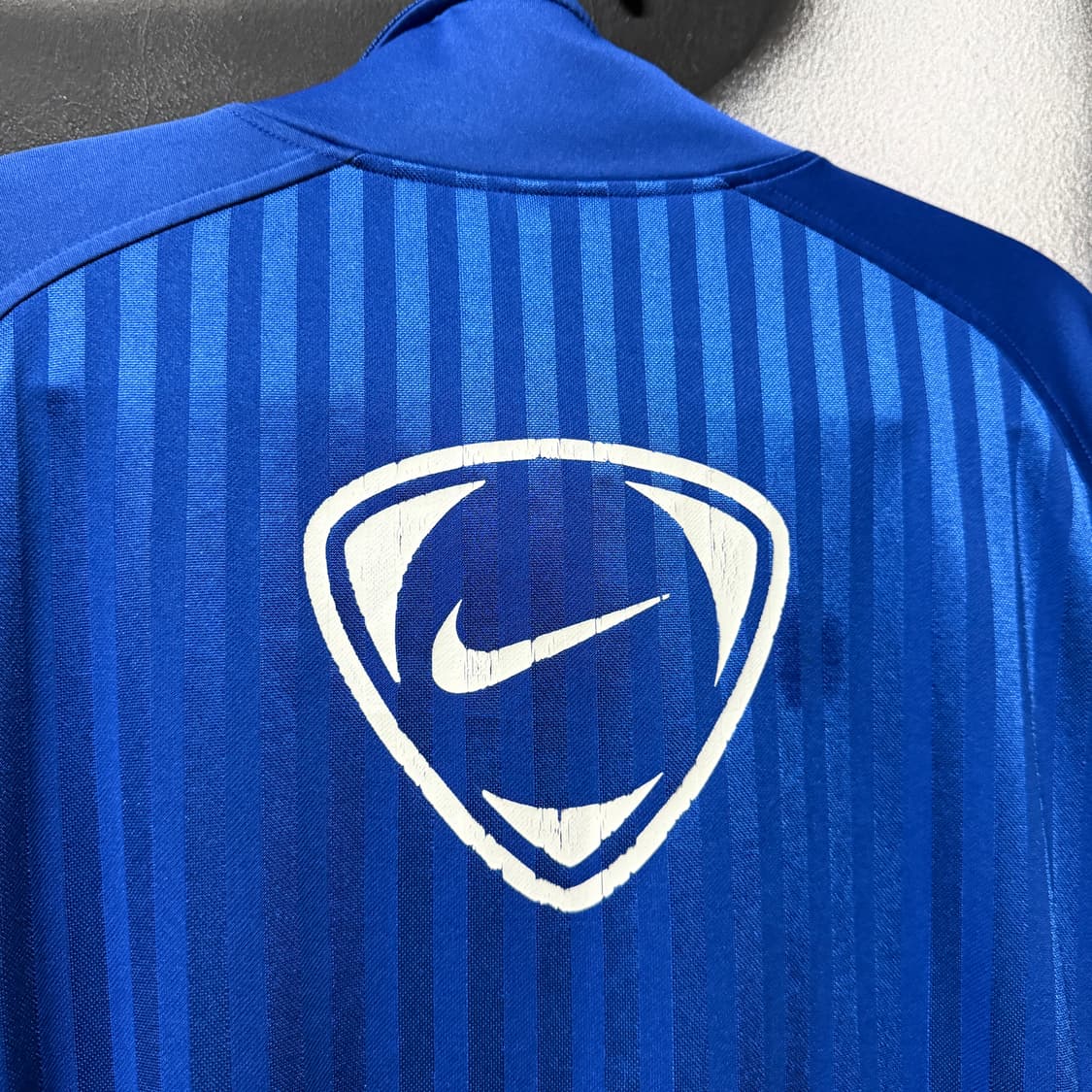 나이키 올드스쿨 스트라이프 배색 빅 스우시 집업 져지 자켓 상품이미지6