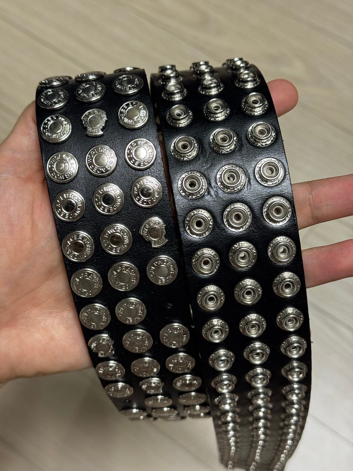 레이서월드와이드 스터드 벨트 상품이미지4