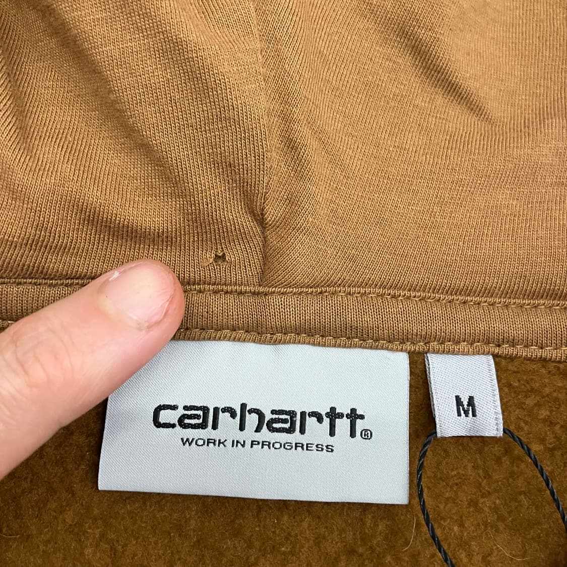 N265 칼하트 wip 후드집업 브라운 상품이미지3