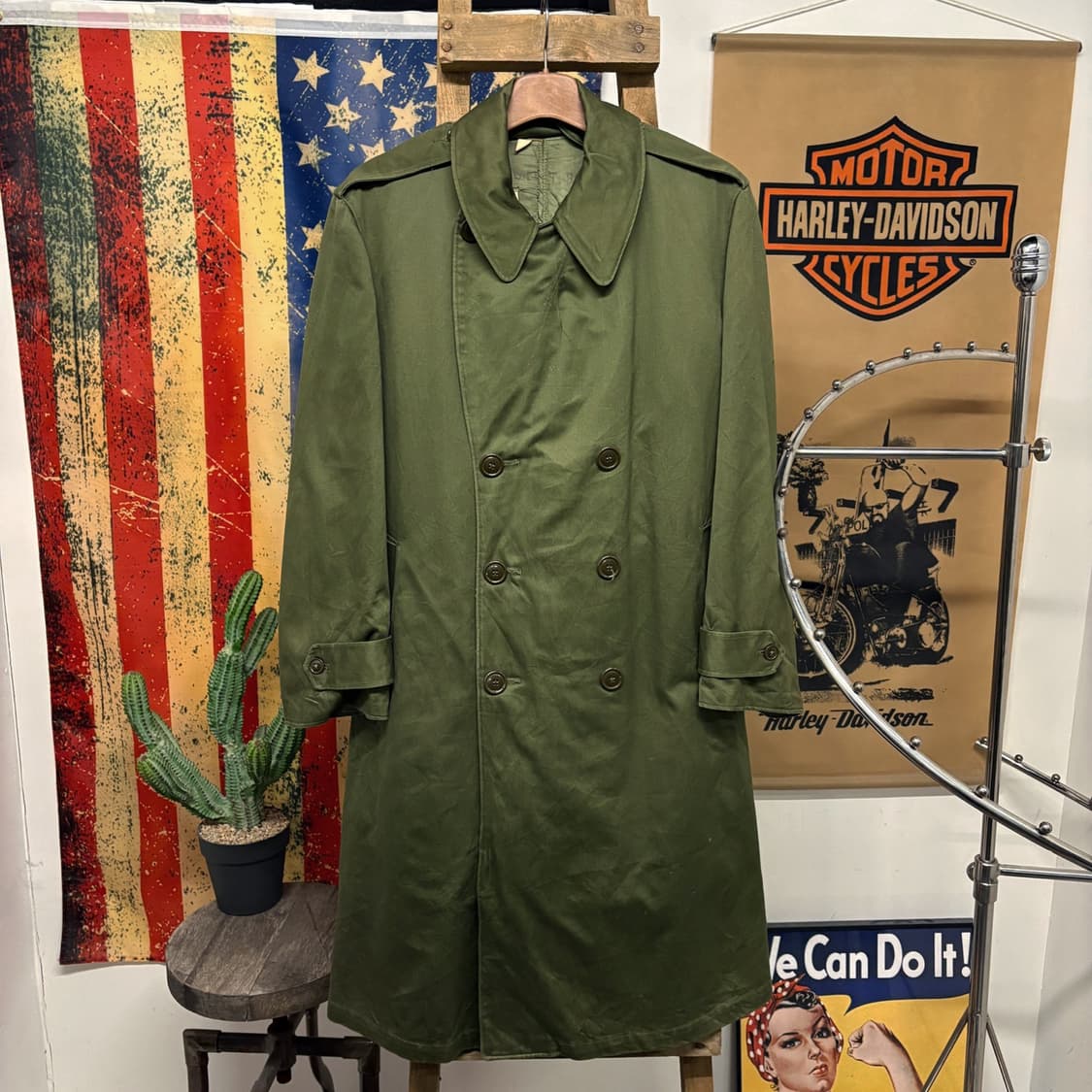 50s U.S. ARMY M-50 오버코트 1952년 생산 N438 상품이미지1