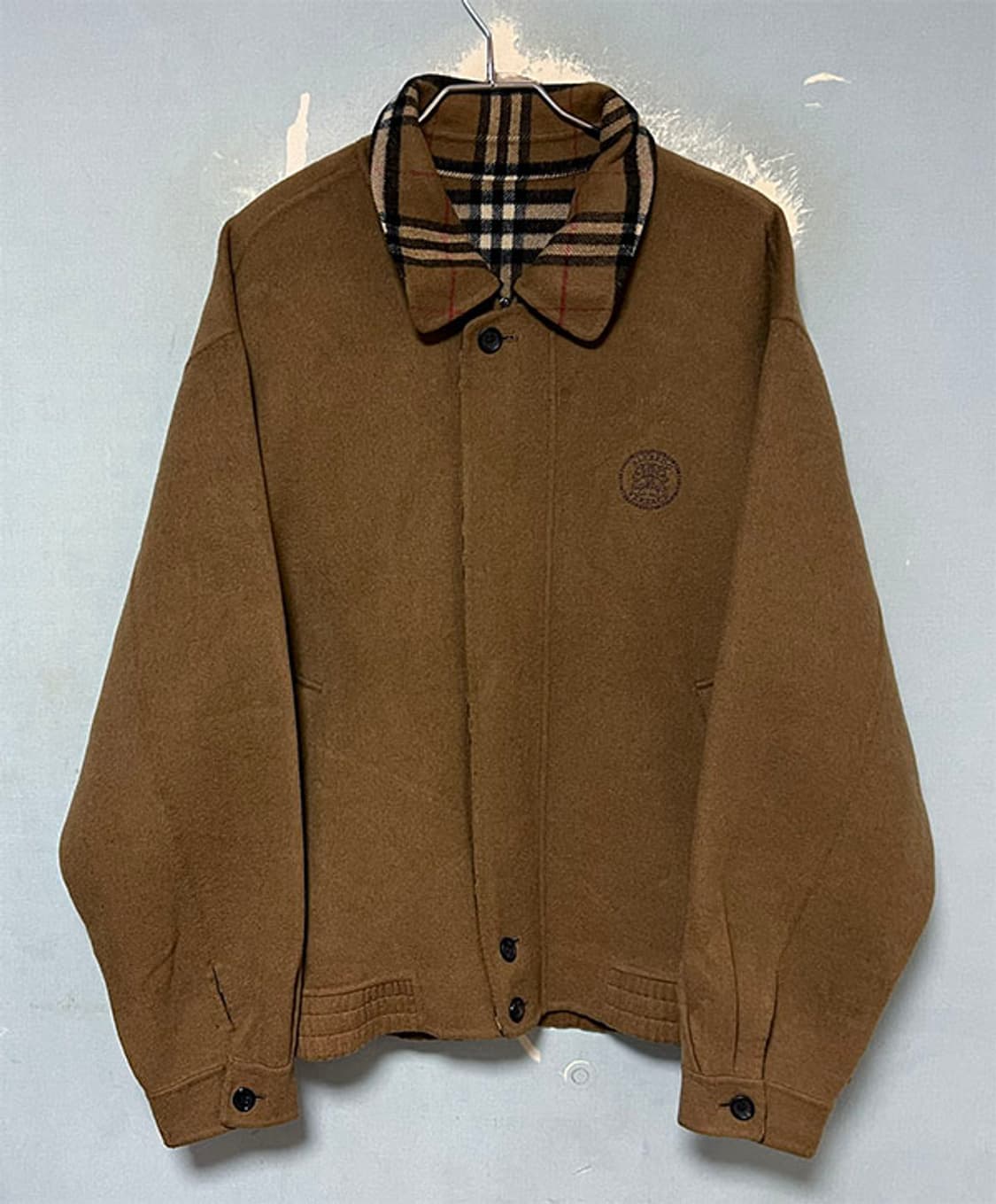 알프레도 베르사체 남자 모직블루종 캐주얼 L 100-105 상품이미지1