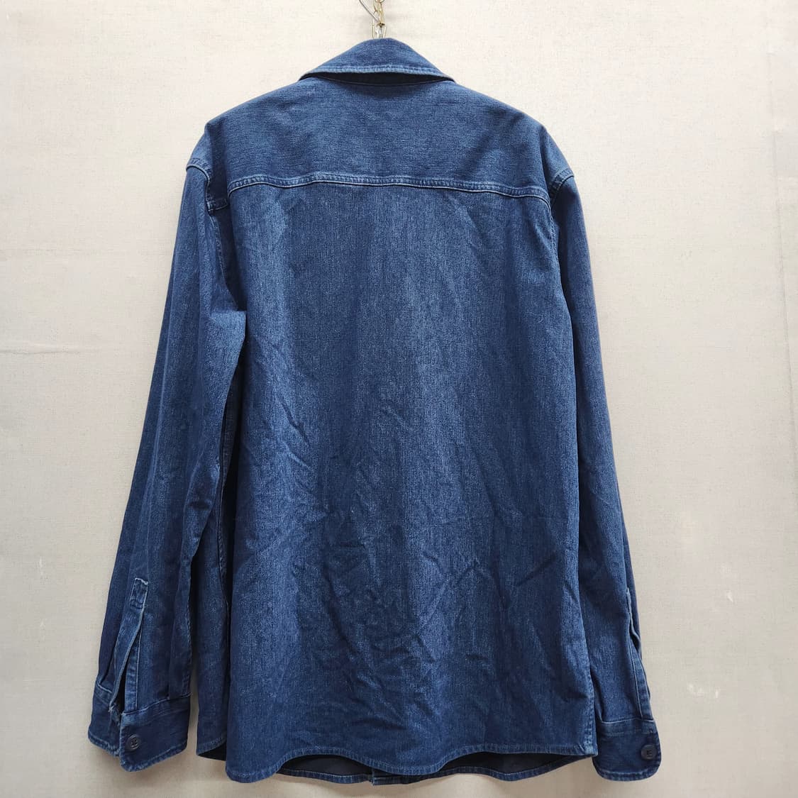 유니클로 투포켓 데님 셔츠 L(L) 상품이미지4