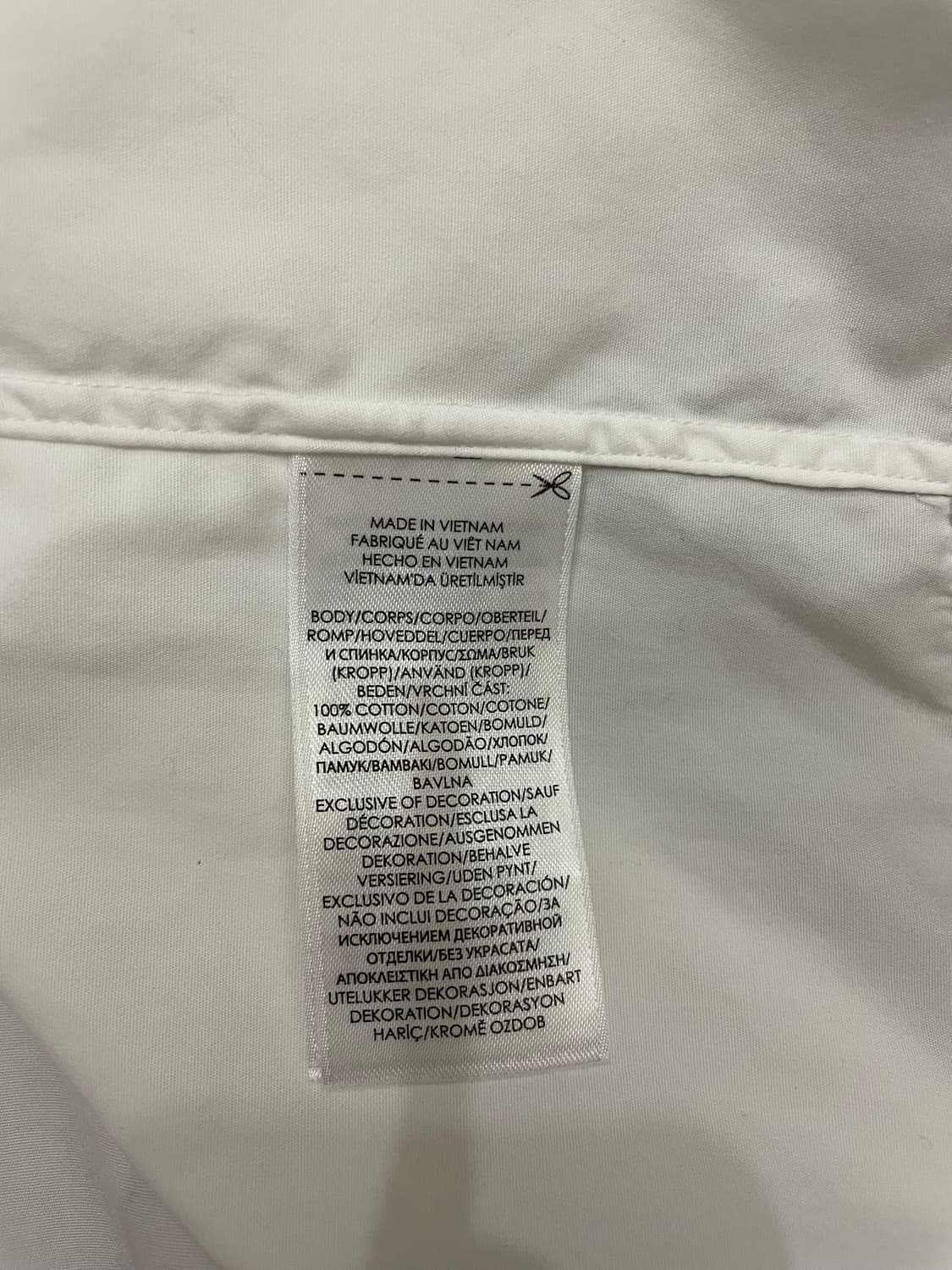 폴로 화이트 클래식핏 브러시드 포플린 셔츠 상품이미지7