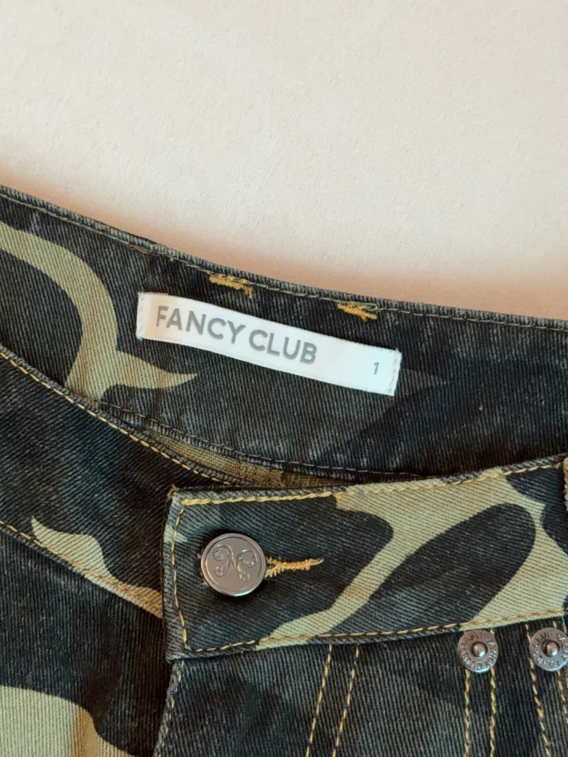 팬시클럽 카펜더 레터링 데님 팬츠 상품이미지3