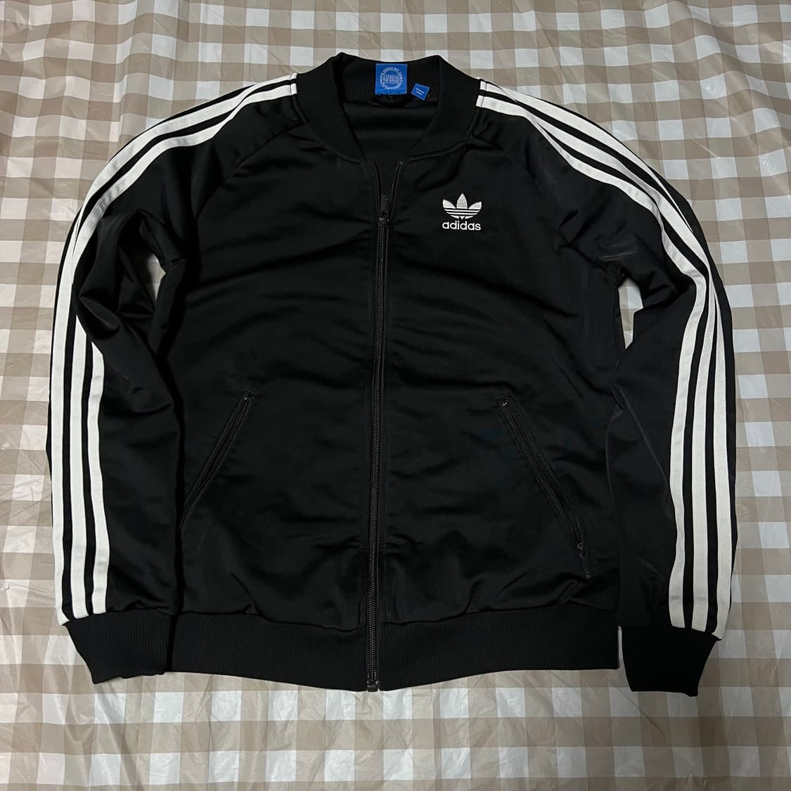 아디다스 슈퍼스타 져지 블랙 90 여성 집업 트랙탑 Y2K 상품이미지1