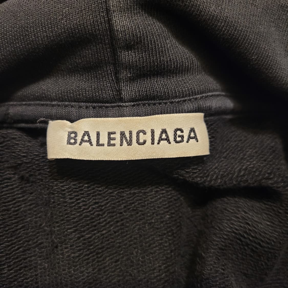 발렌시아가 웨이브로고 후드티 M 상품이미지5