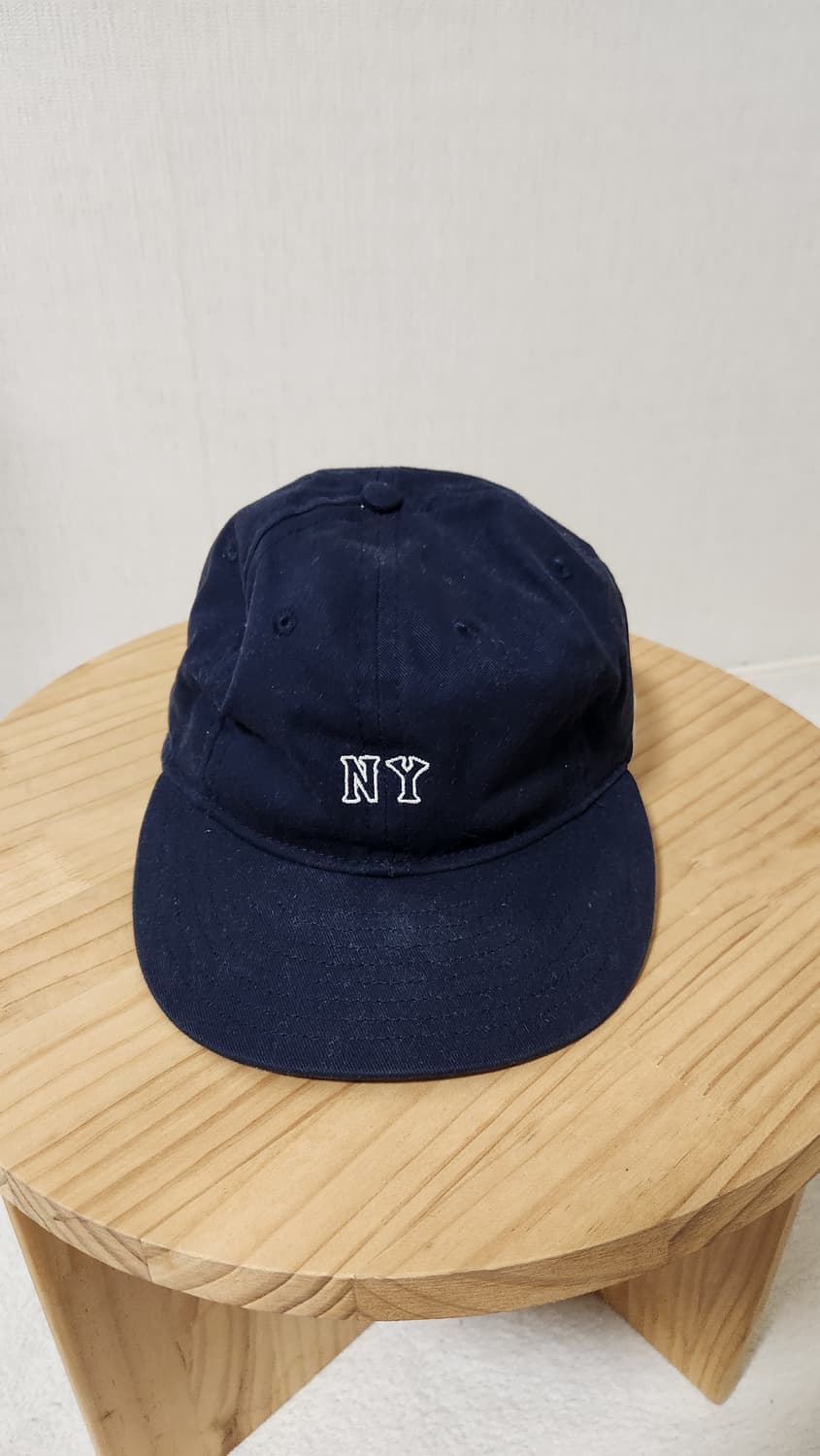 이벳필드 NY 자수 볼캡 네이비색 스냅백 모자 상품이미지1