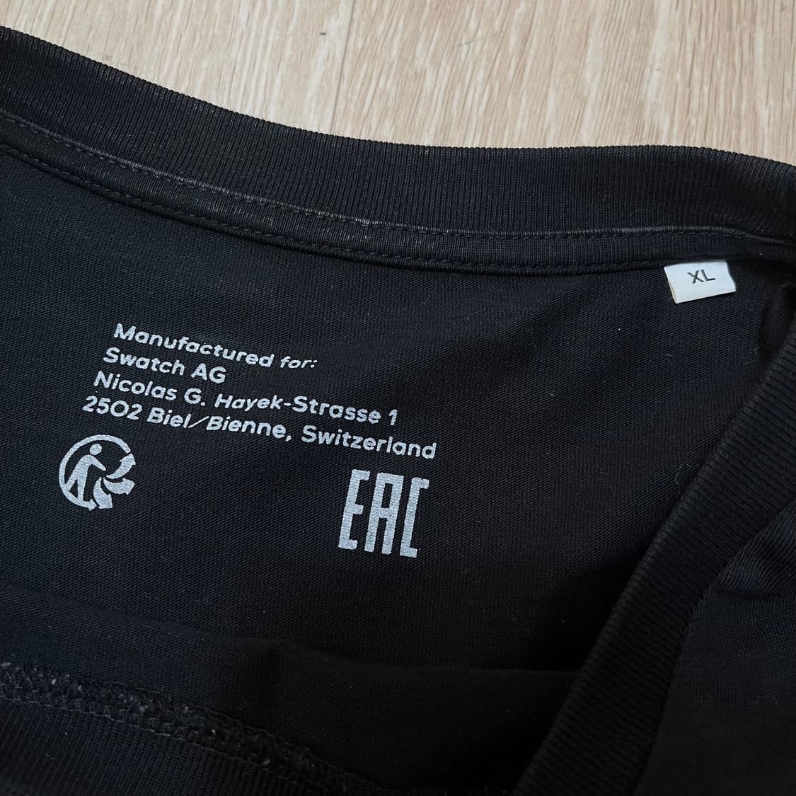 스와치 X 장 미셸 바스키아 빅로고 반팔티 XL/105 상품이미지4