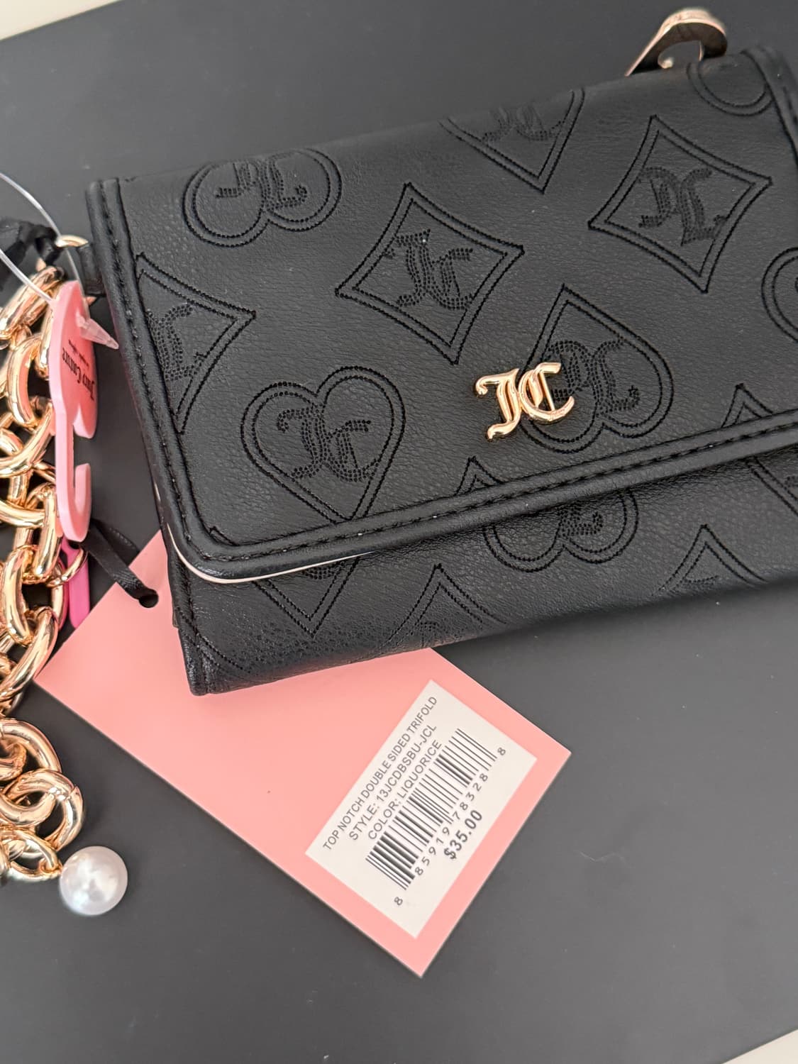 쥬시꾸뛰르 반지갑 새재품 키링 빈티지 상품이미지1