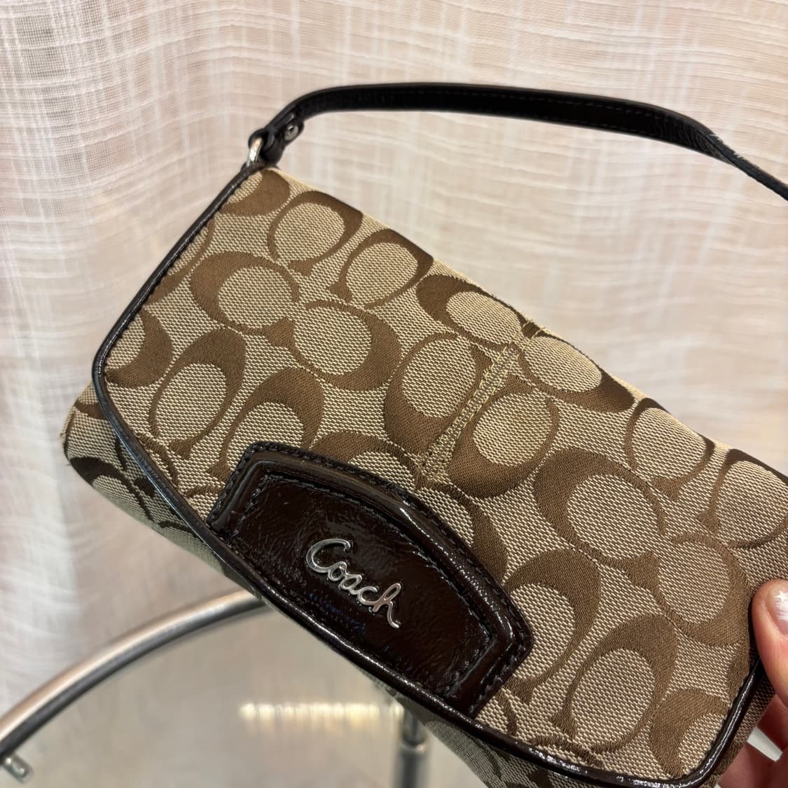 정품 코치 패브릭 미니 숄더백     상품이미지6