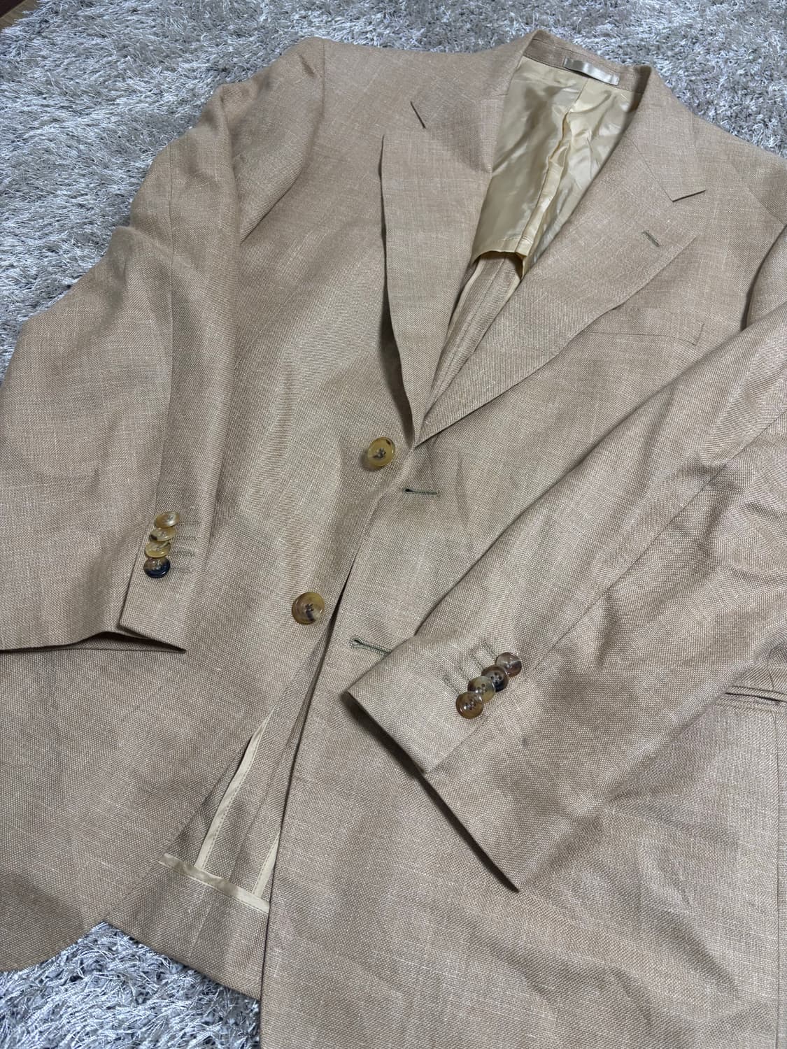 일제 듀퐁 마 혼방 블레이저 사이즈 105 상품이미지2