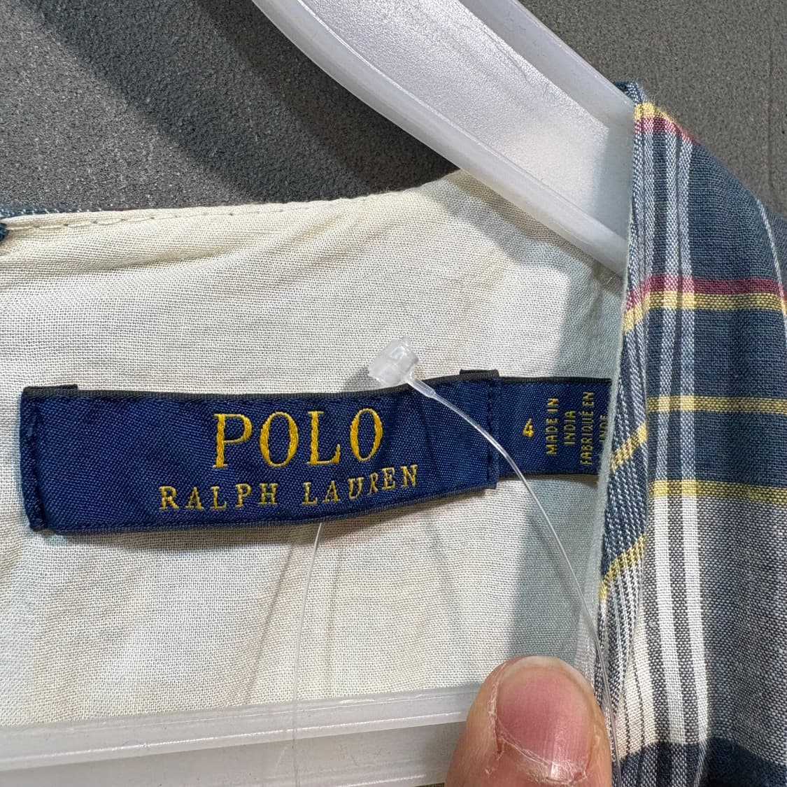 [4] POLO 폴로 랄프로렌 패치워크 원피스 상품이미지3