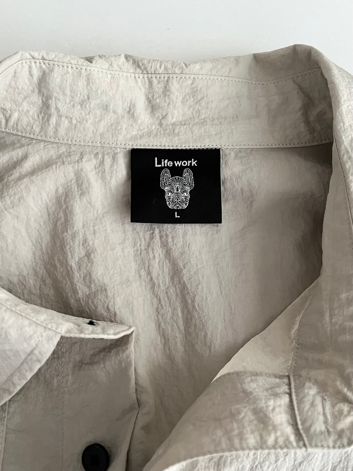 L) 라이프워크 나일론 포켓 셔츠 스톤 상품이미지4