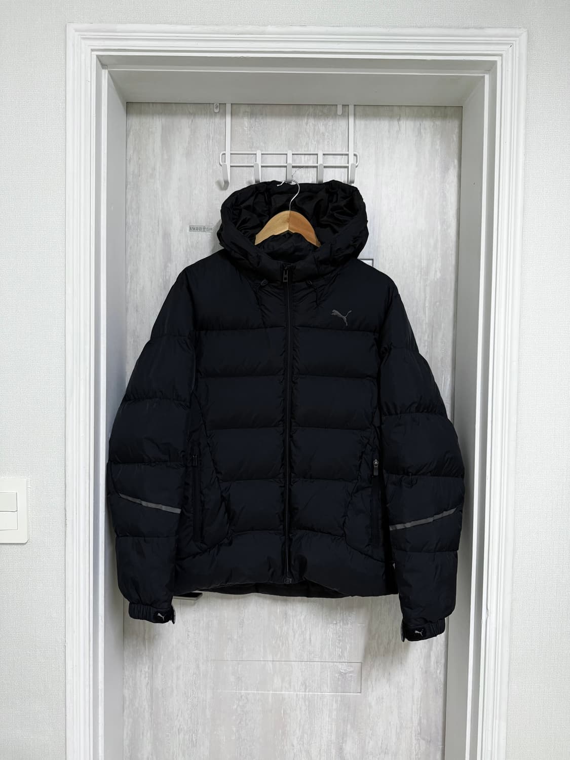 남성 95 M / 푸마 덕다운 블랙 패딩 상품이미지1