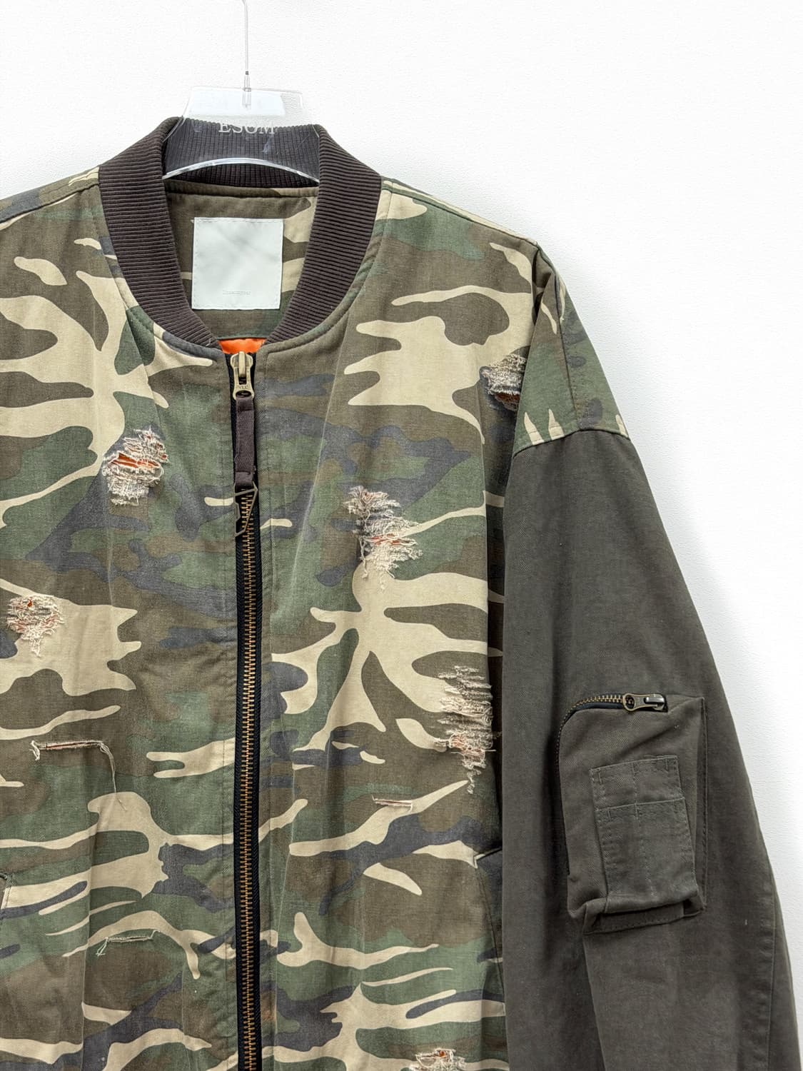 언더마이카 베텍 카모플라주 봄버 자켓 상품이미지4