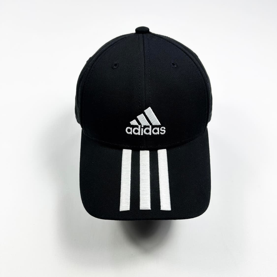 아디다스 오리지널 삼선 블랙 볼캡 모자 상품이미지2