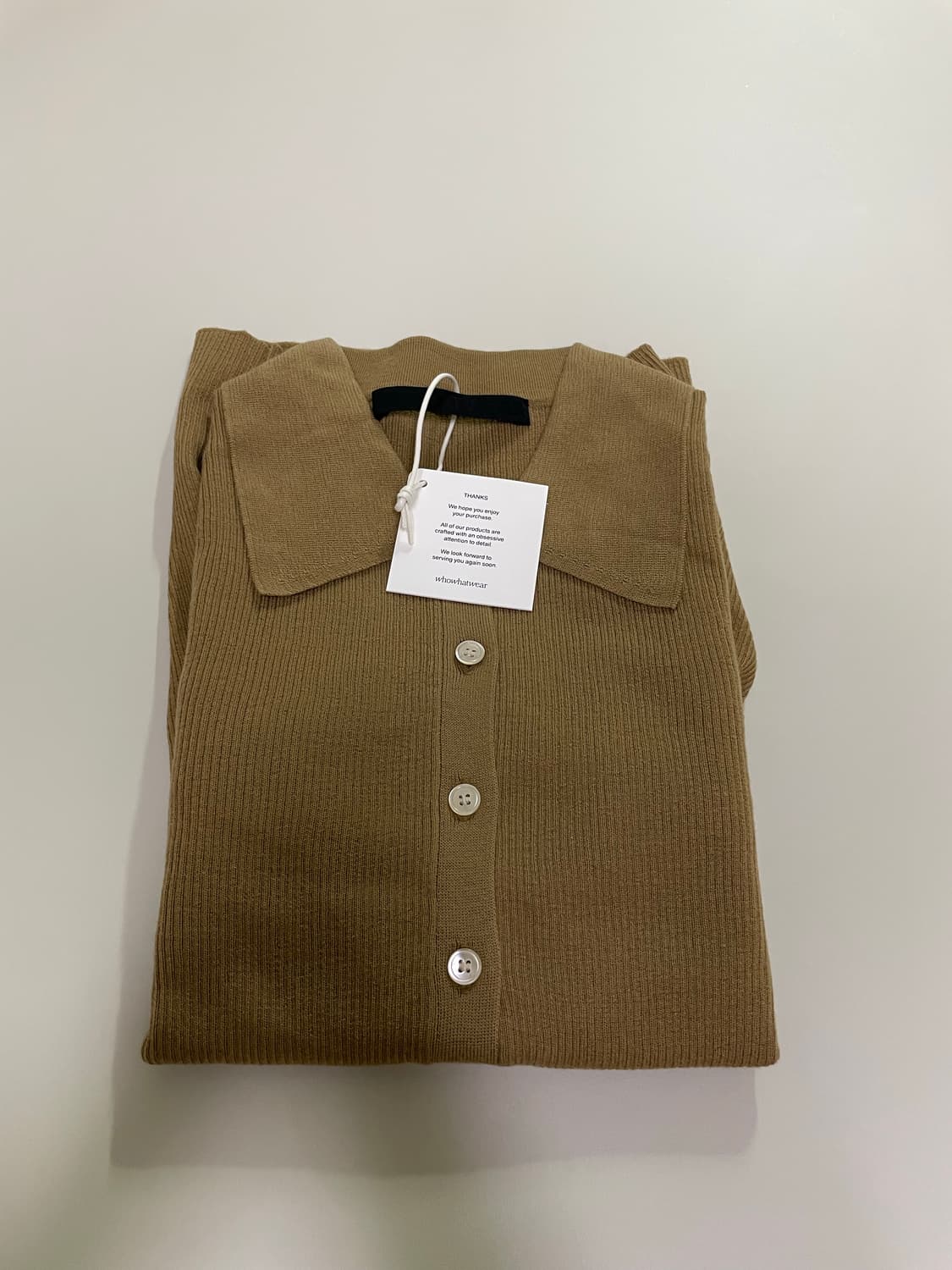 (re.w) flow soft pk knit  카멜 새상품(M) 상품이미지10