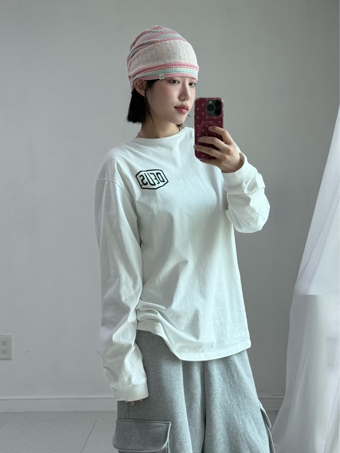 데우스 화이트 롱슬리브 상품이미지3