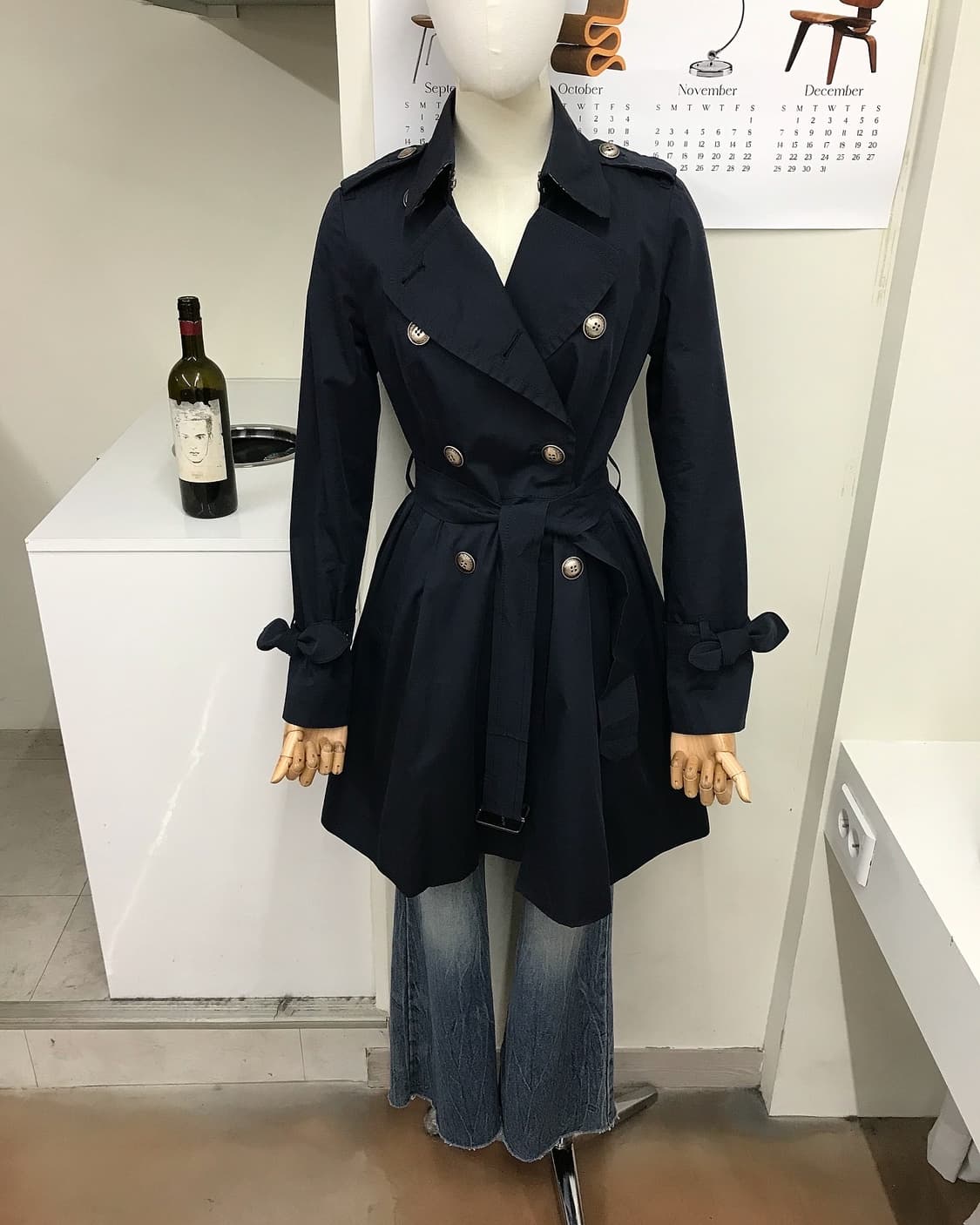 버버리 은장 더블 트렌치 코트 상품이미지6