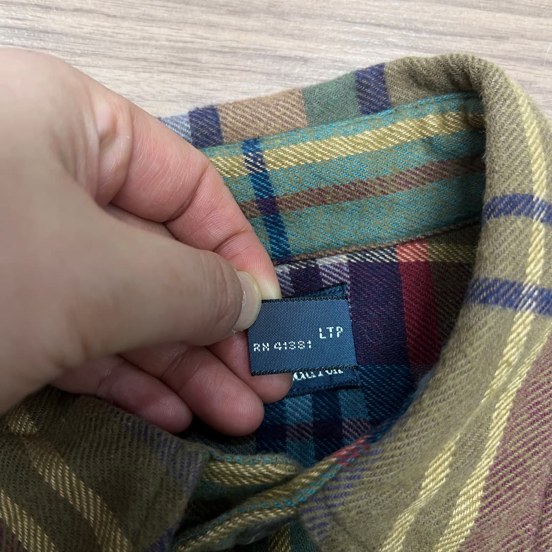 95 폴로랄프로렌 컨트리 체크 엘보우 패치셔츠 상품이미지5