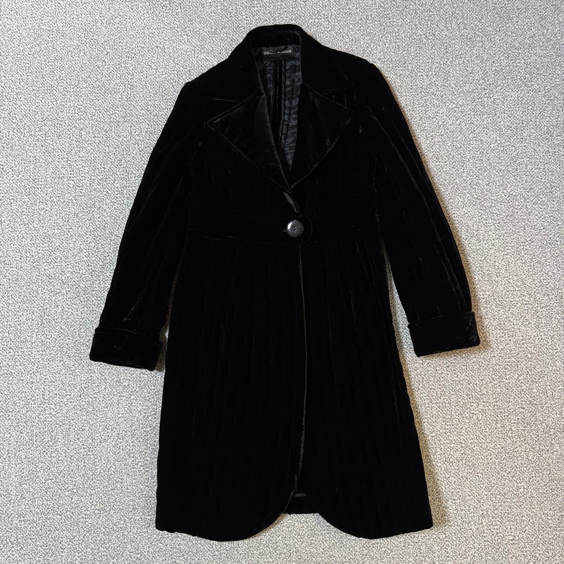 알마니 벨벳 코트 여성용 Made in Italy 상품이미지1