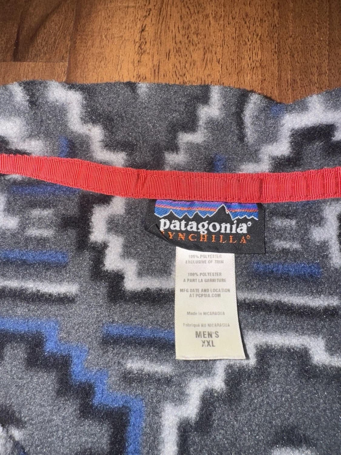14FW 파타고니아 신칠라 스냅-T 아즈텍 블루/그레이 상품이미지3