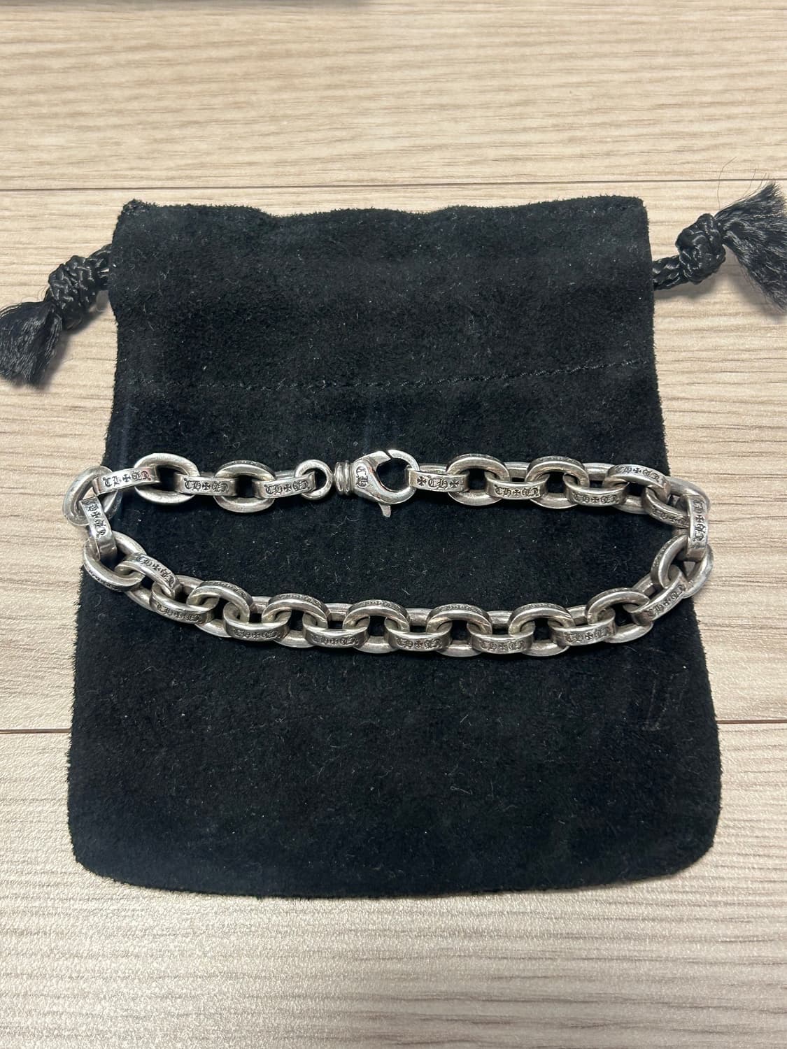 [31링크] 크롬하츠 페이퍼체인 라지 팔찌 상품이미지2