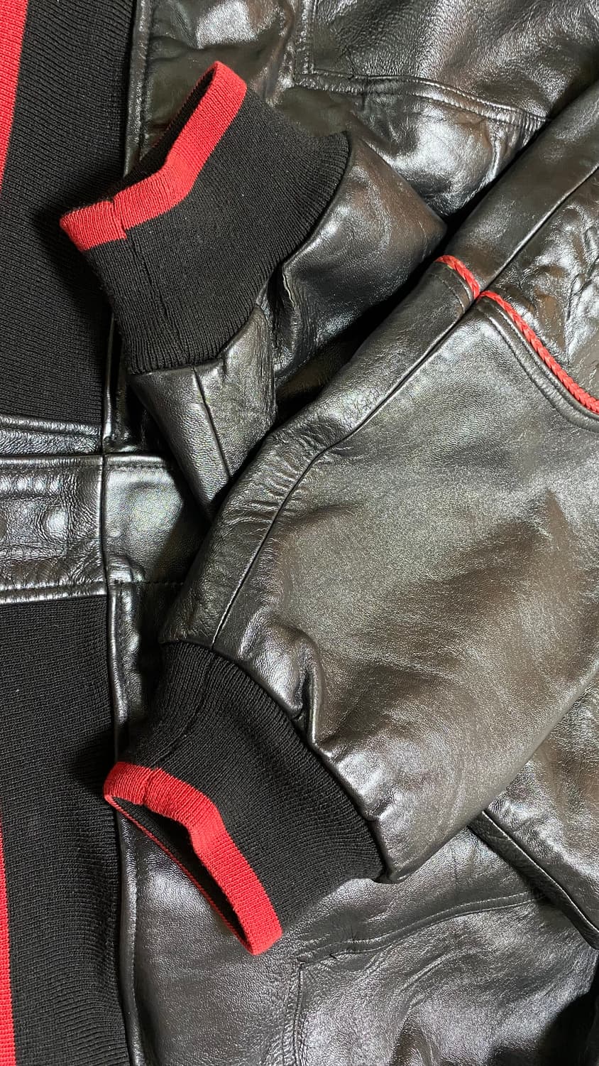 아비렉스 킹 카지노 레더 스타디움 봄버 자켓 3xl/4xl 상품이미지10