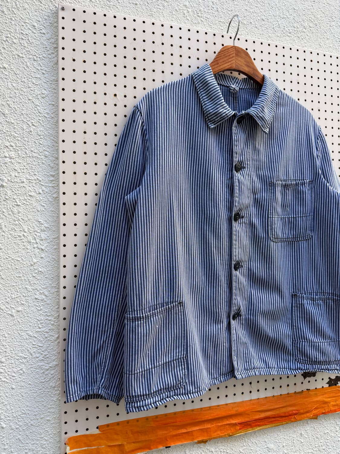 OLD EURO FISHERMAN STRIPE WORK 피셔맨 워크자켓 상품이미지3