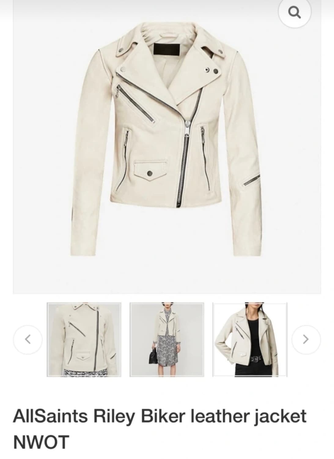 All Saints Biker leather jk  상품이미지1