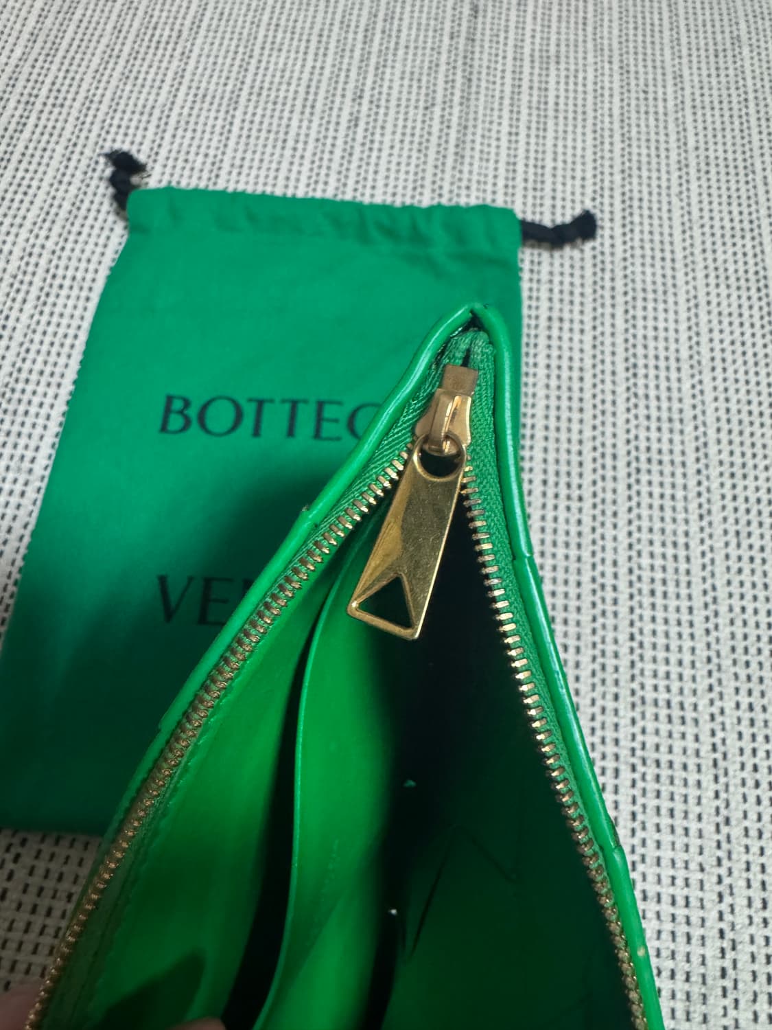 보테가베네타 클러치 스몰 그린 상품이미지5