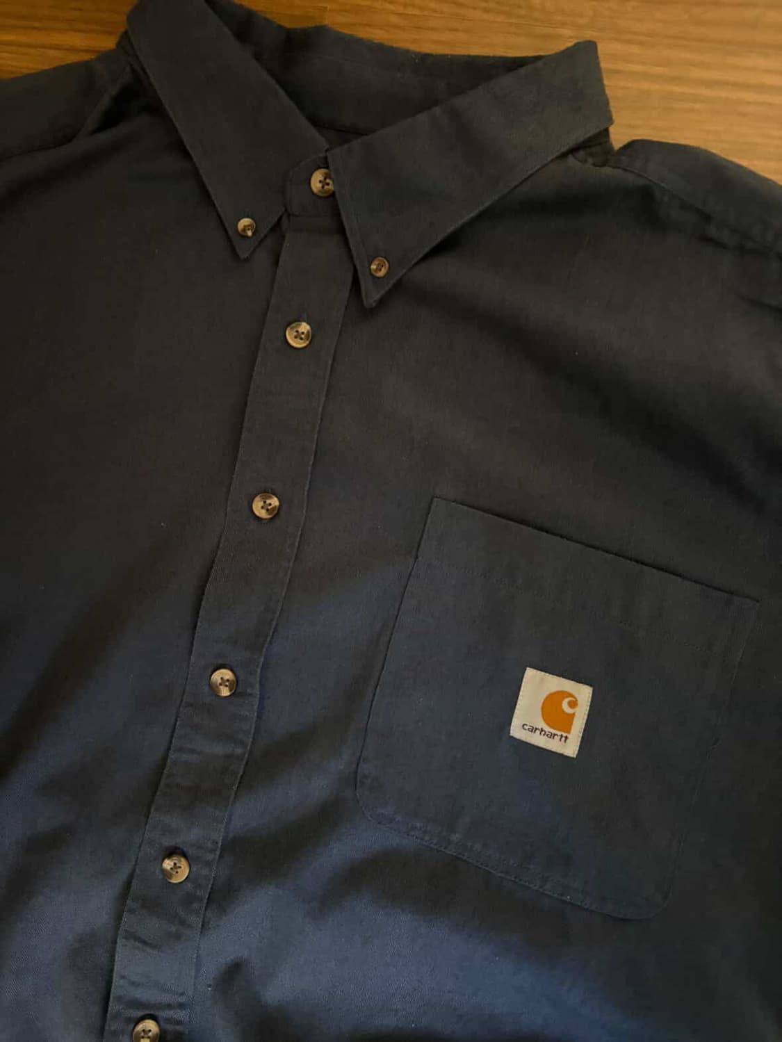 칼하트 네이비 셔츠 상품이미지1