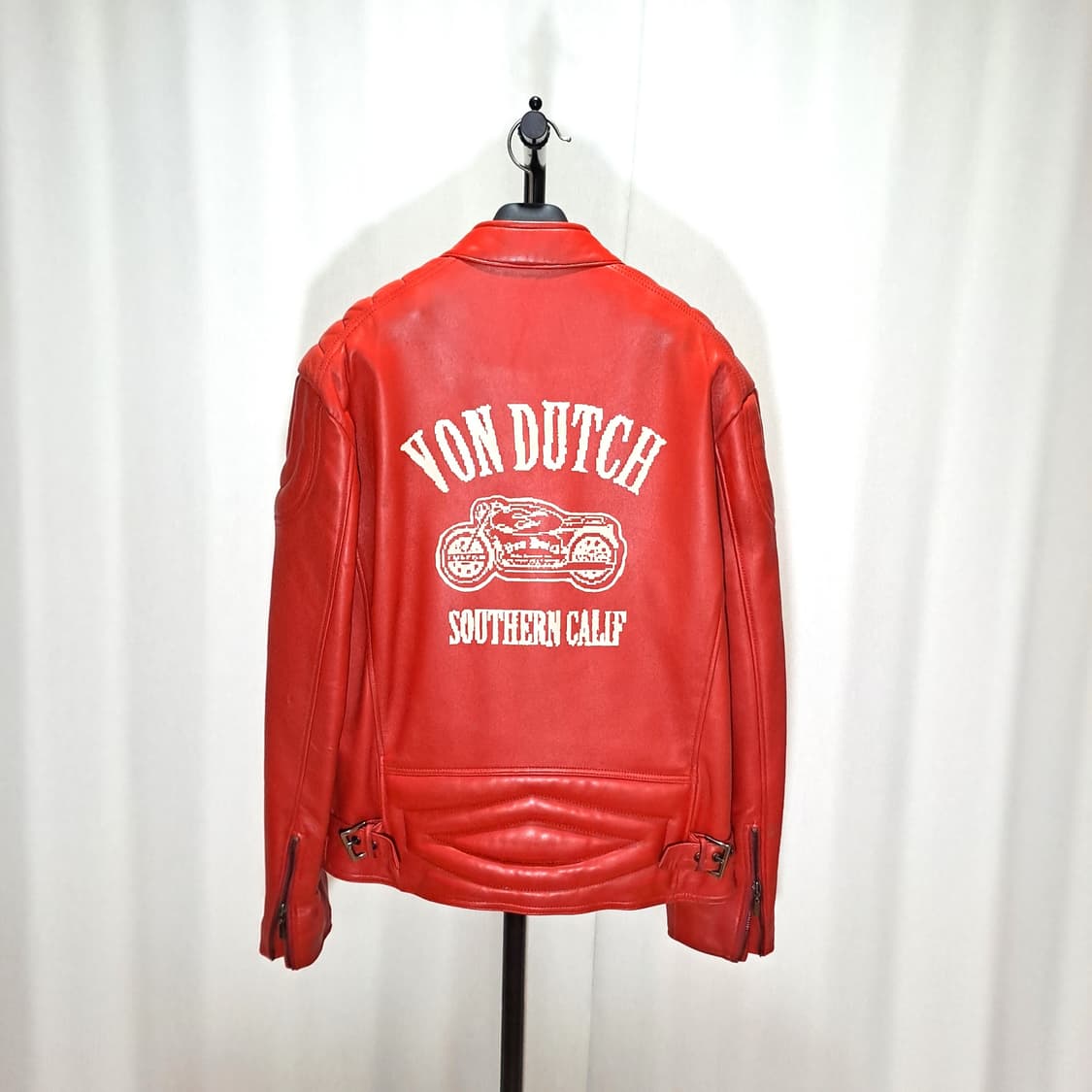 (택포) 본더치 레이싱 바이커 양가죽 자켓 XL B617 상품이미지1