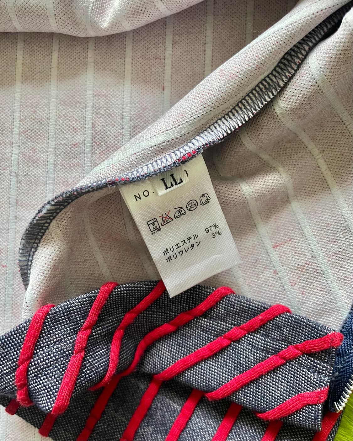 SHINNOSUKE by PETER 3D Stripe Denim Top 상품이미지9