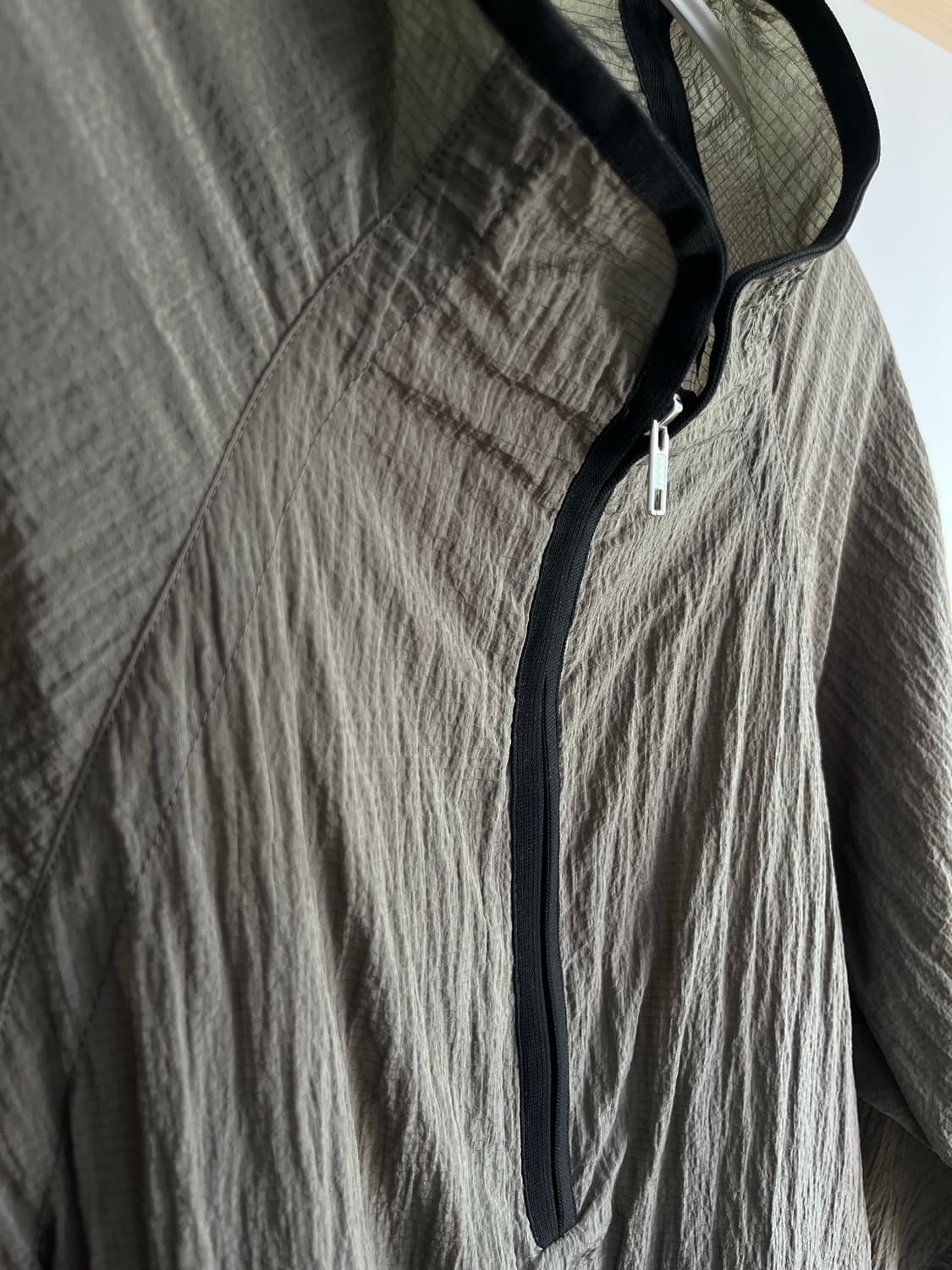 Ranra Ganga ripstop anorak Chocolate M 상품이미지3