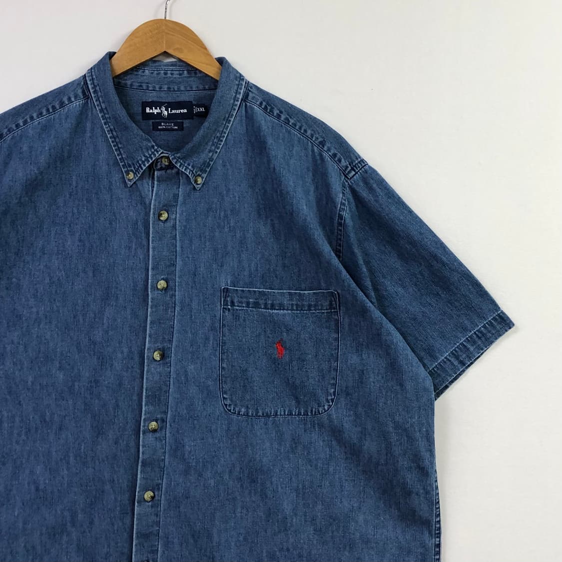 Xxl 폴로 데님 셔츠 상품이미지1
