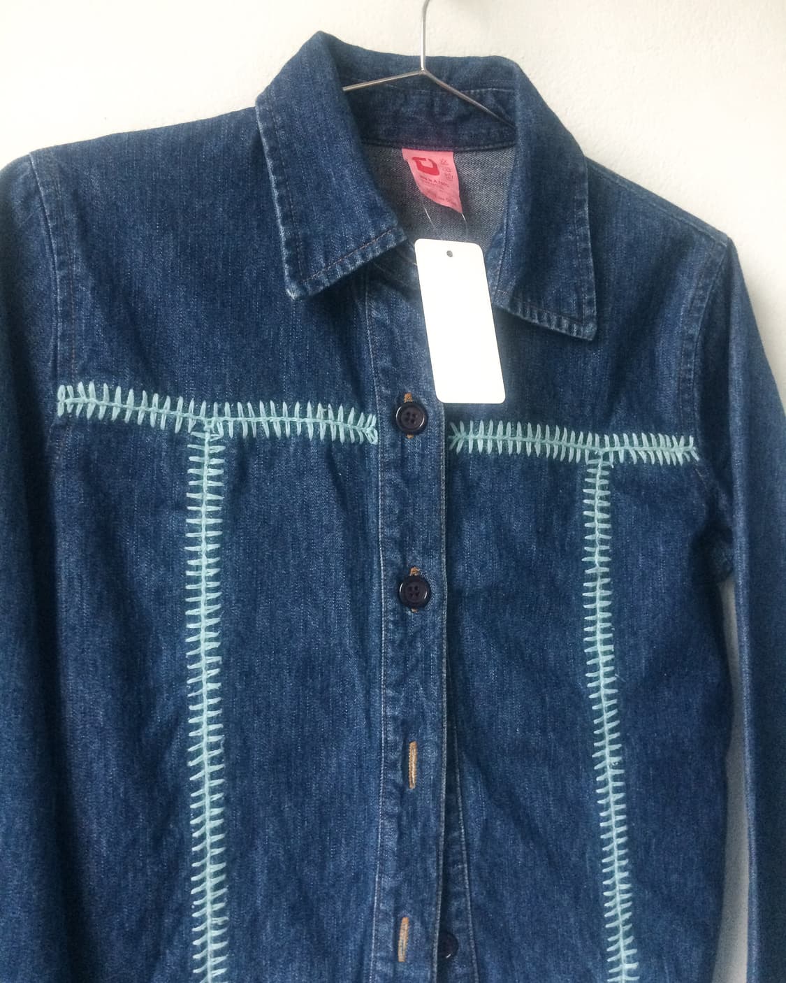 Crochet layered denim jacket 상품이미지4