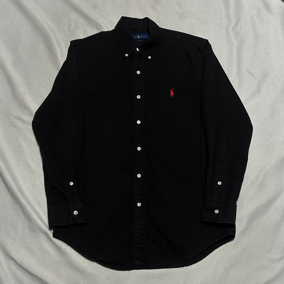 S 폴로랄프로렌 클래식핏 블랙 코튼 셔츠 상품이미지2