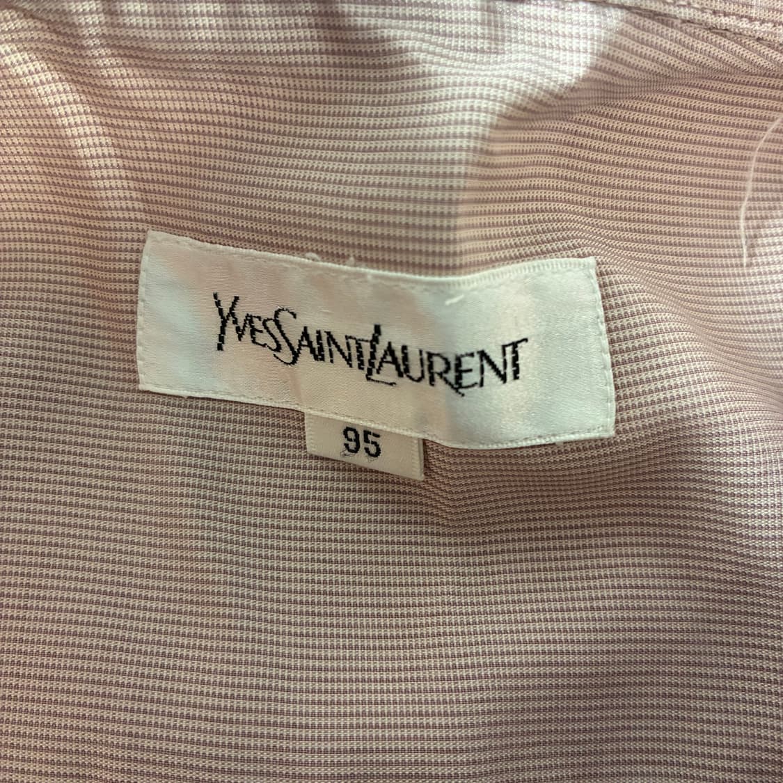 Yves Saint Laurent  입생로랑 자수 핑크 셔츠  상품이미지5