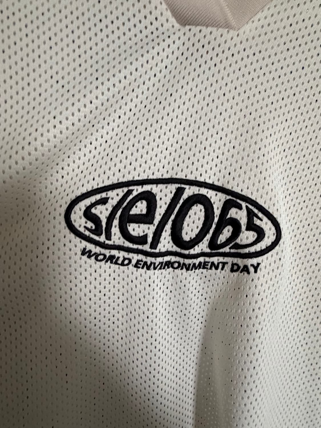 S/E/O 에스이오 메쉬 져지 탑 화이트 상품이미지3