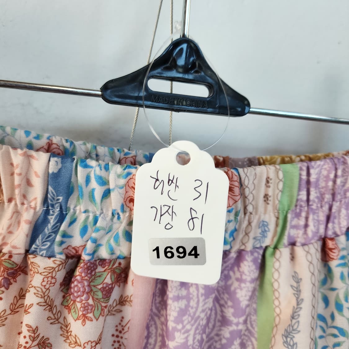 패치워크 플라워 캉캉 롱 스커트 상품이미지6