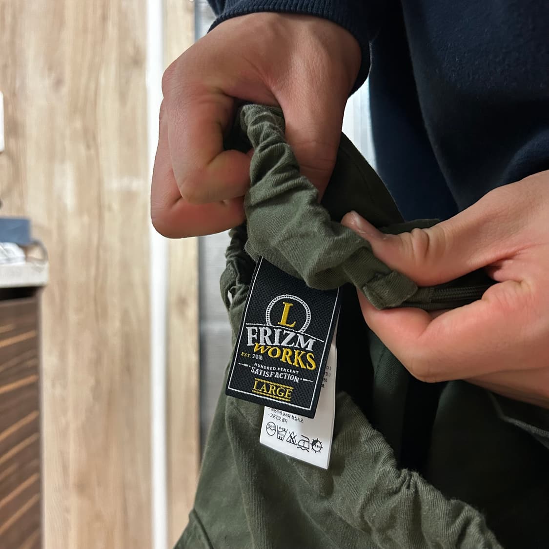 프리즘웍스 올리브 밴딩 벌룬팬츠 상품이미지3