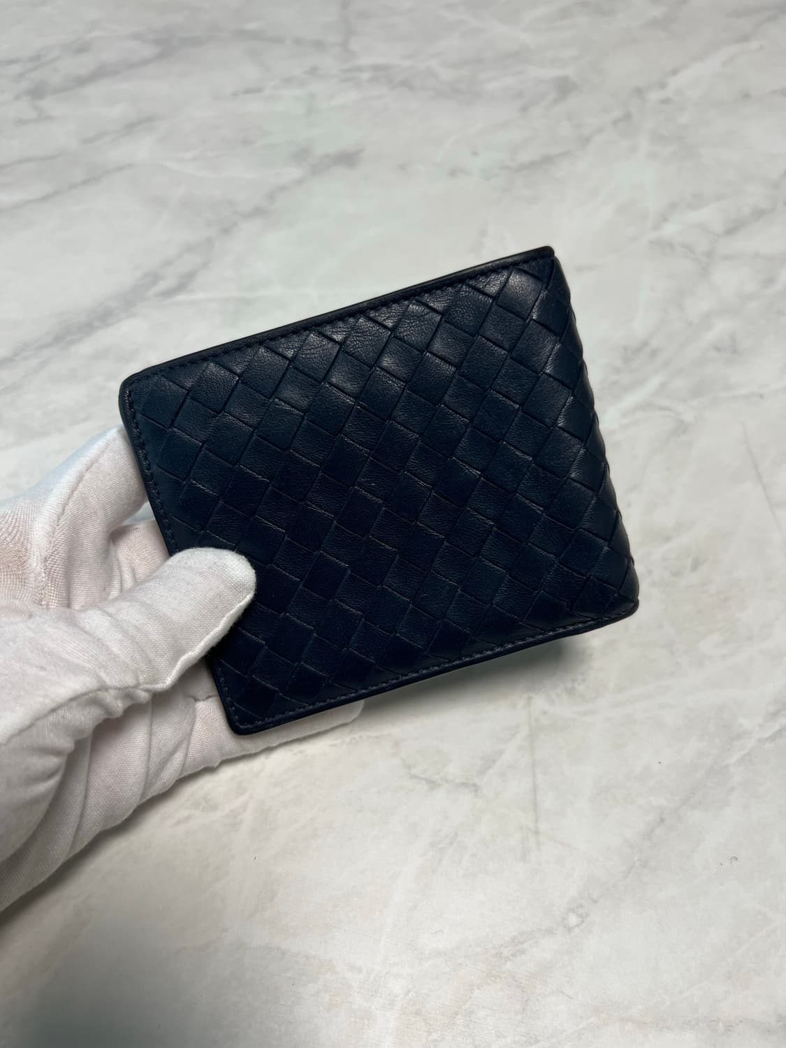 보테가베네타 반지갑 네이비 상품이미지2