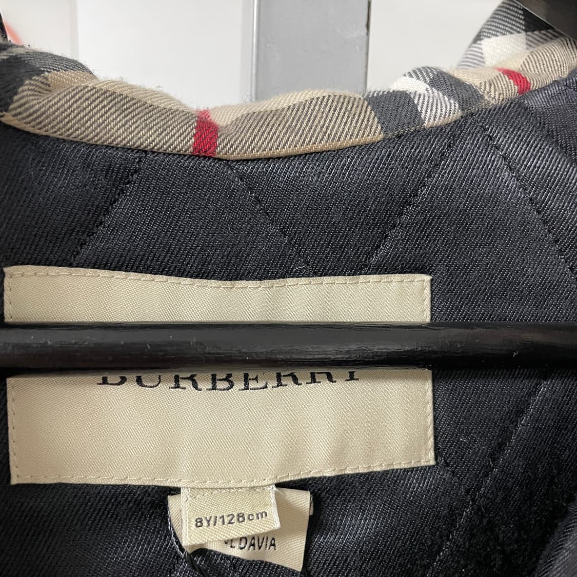 버버리 후드 자켓 네이비 8A(W) 상품이미지4