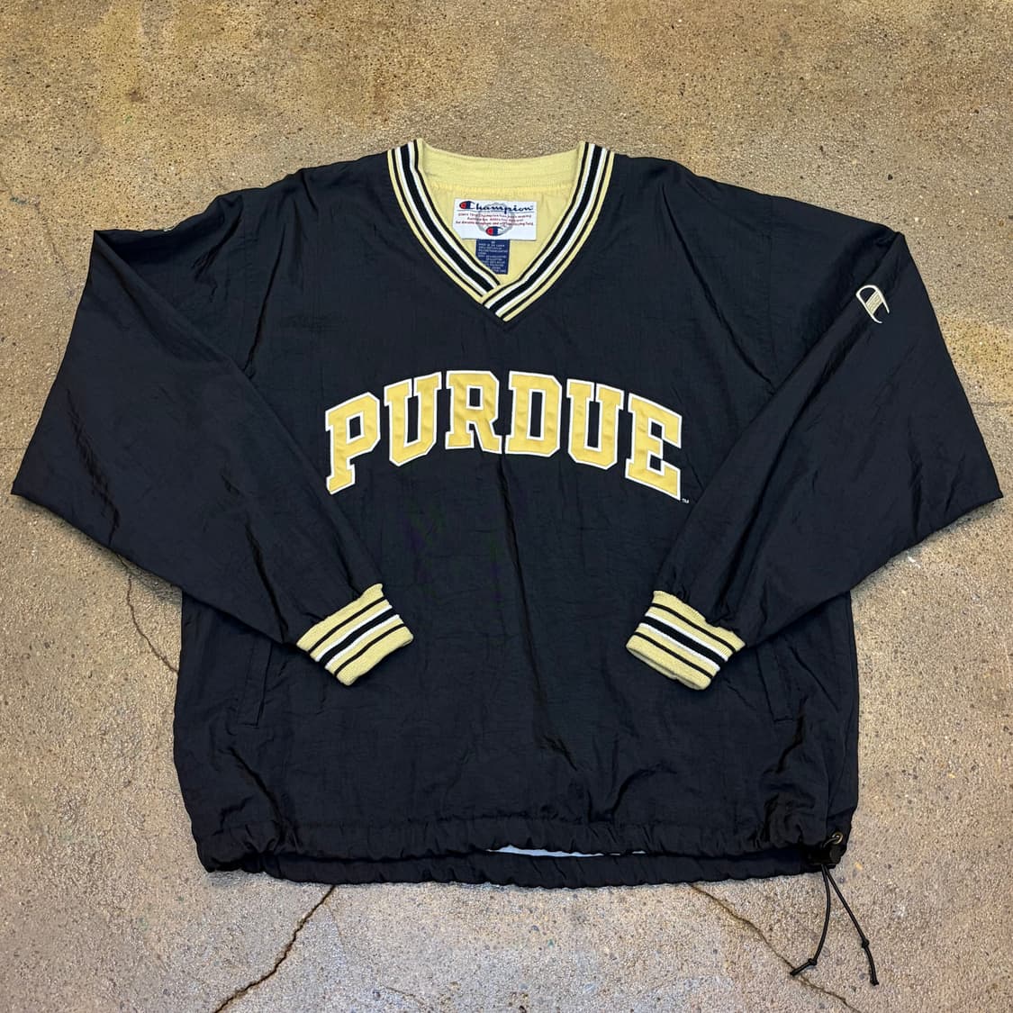 레어 90s 미국 빈티지 챔피언 퍼듀 풀오버 바람막이 상품이미지1