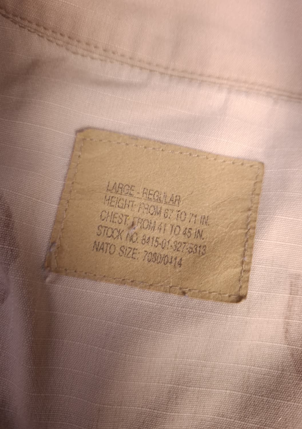 오리지날 랄프로렌폴로 90's 미국제조 사막삼색 전투복 BDU 자켓 상품이미지2