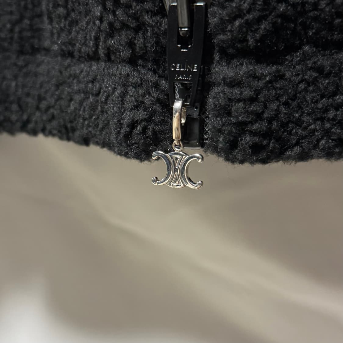 [S+급/XL] 셀린느 오슬롯 프린트 플리스 후드 후리스 자켓 상품이미지7