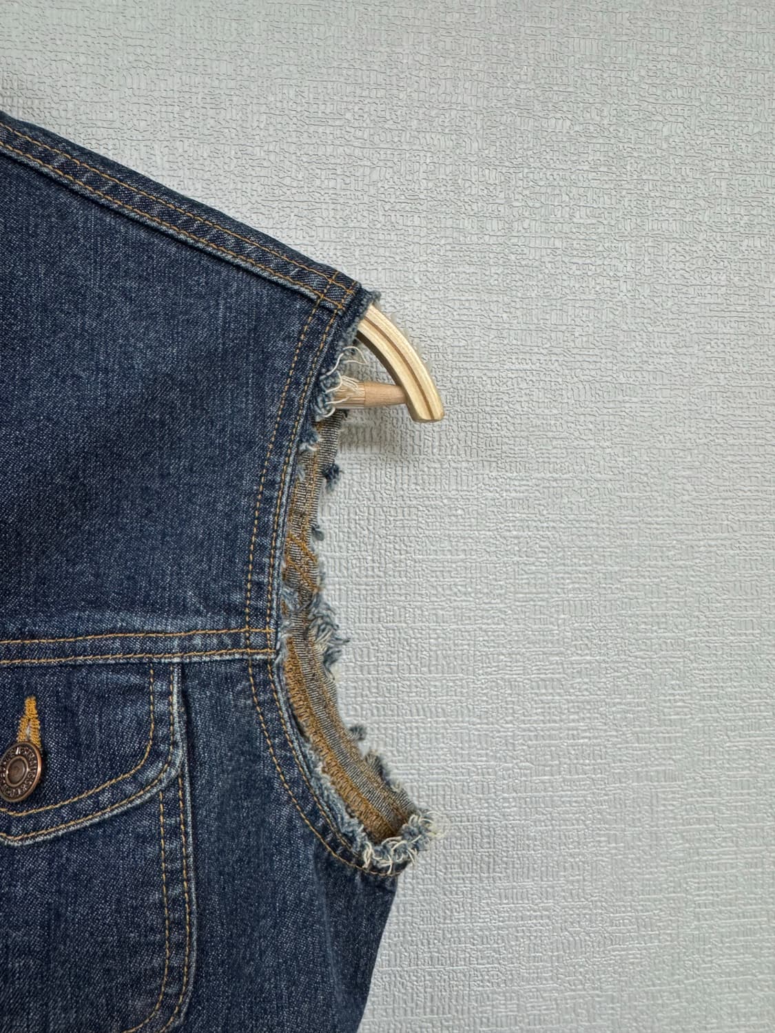 리바이스 빈티지 워싱 데님 베스트 상품이미지2