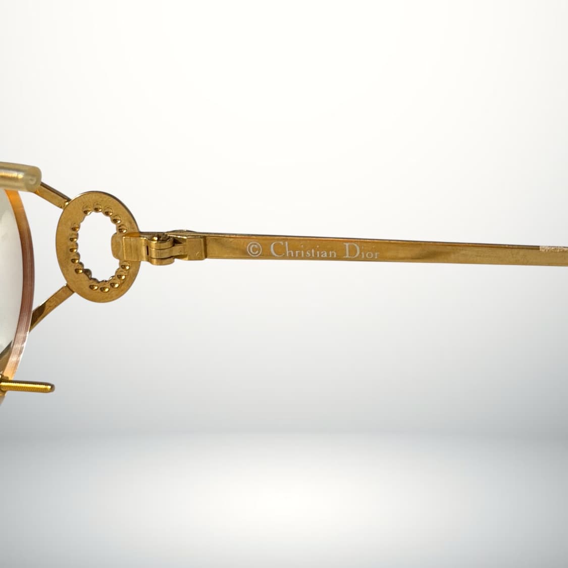 Chritian dior 무테 금테 빈티지 안경테 상품이미지4
