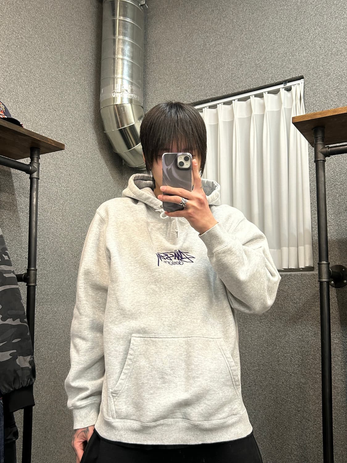  Stussy gray hoodie  상품이미지1
